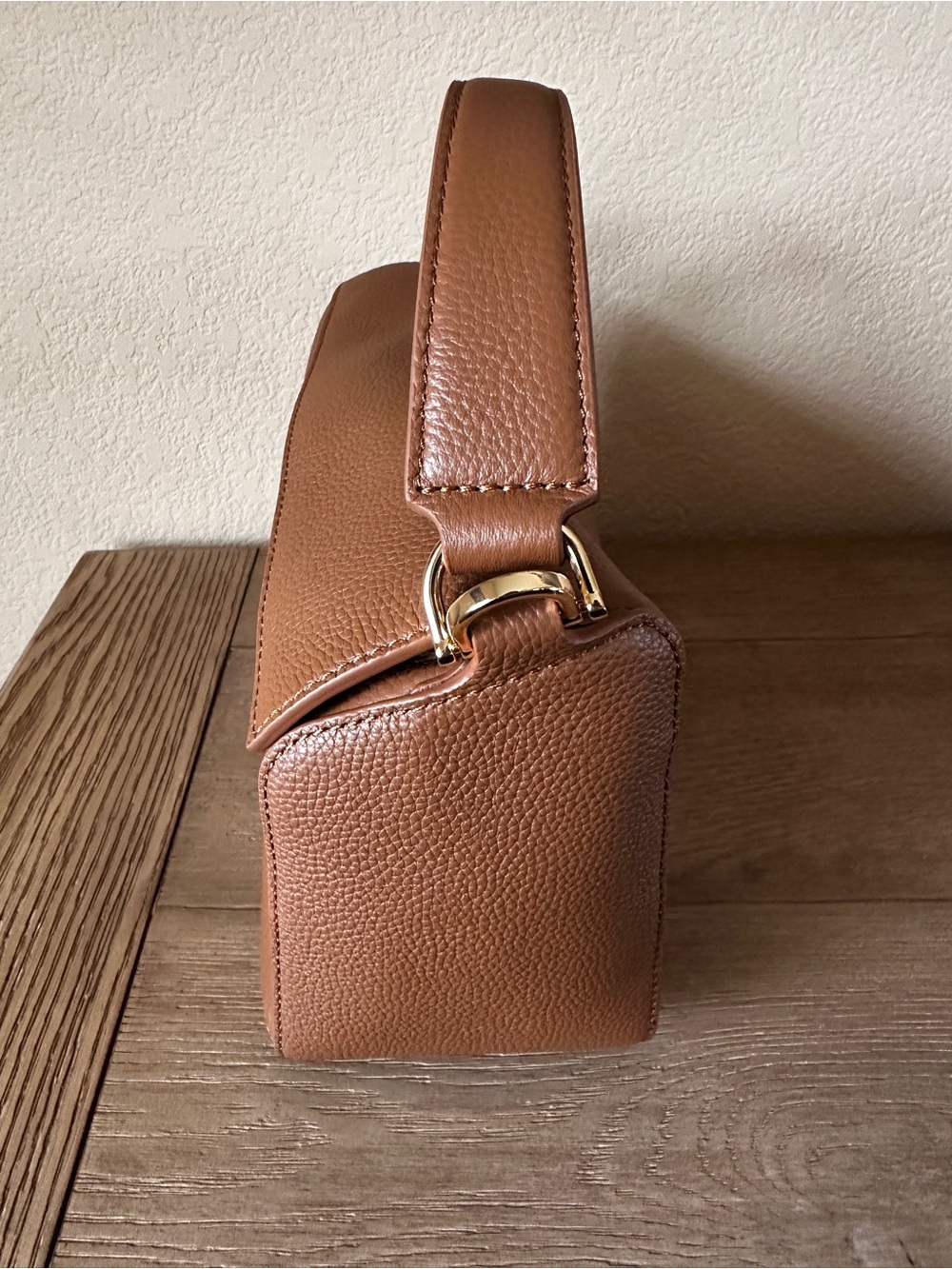 NWT QUINCE Italian Leather Patchwork Crossbody Bag - Picture 10 of 12